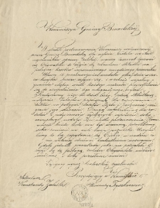 Kommissya Gminy Bruxelskiéj. [Inc.:] W skutek postanowienia Kommissyi wyznaczonéj przez Gminę Bruxelską dla wybicia medalu na cześć męczenników sprawy polskiéj [...]