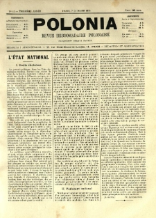 Polonia : revue hebdomadaire polonaise. 1916.10.07 Nr41
