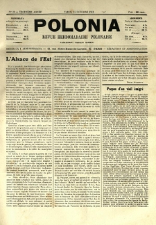 Polonia : revue hebdomadaire polonaise. 1916.10.14 Nr42