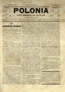 Polonia : revue hebdomadaire polonaise. 1916.11.04 Nr45