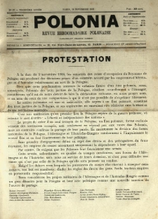 Polonia : revue hebdomadaire polonaise. 1916.11.18 Nr47