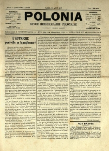 Polonia : revue hebdomadaire polonaise. 1917.08.11 Nr32