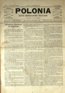 Polonia : revue hebdomadaire polonaise. 1917.12.29 Nr52