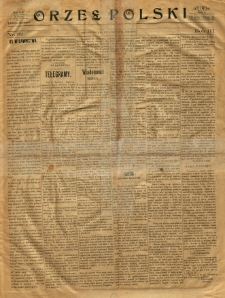 Orzeł Polski organ urzędowy I Kompanii Wolnych Polskich Strzelc&oacute;w Kazimierza Pułaskiego. 1896.07.09 R.3 Nr32