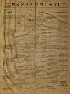 Orzeł Polski organ urzędowy I Kompanii Wolnych Polskich Strzelc&oacute;w Kazimierza Pułaskiego. 1896.07.17 R.3 Nr33