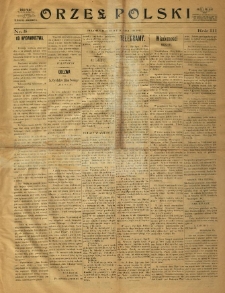 Orzeł Polski organ urzędowy I Kompanii Wolnych Polskich Strzelc&oacute;w Kazimierza Pułaskiego. 1896.07.31 R.3 Nr35