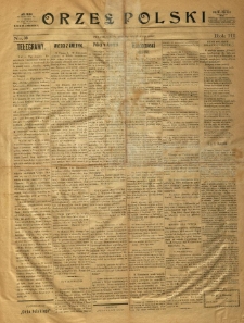 Orzeł Polski organ urzędowy I Kompanii Wolnych Polskich Strzelc&oacute;w Kazimierza Pułaskiego. 1896.08.28 R.3 Nr38