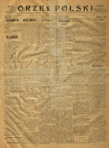 Orzeł Polski organ urzędowy I Kompanii Wolnych Polskich Strzelc&oacute;w Kazimierza Pułaskiego. 1896.09.04 R.3 Nr39