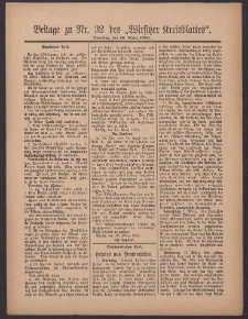 Beilage zu Nr.32 des „Wirsitzer Kreisblattes” 1909.03.16