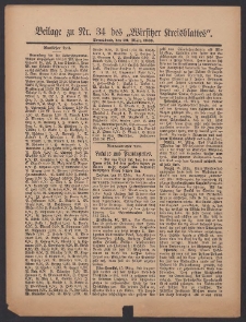 Beilage zu Nr.34 des „Wirsitzer Kreisblattes” 1909.03.20