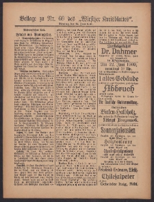 Beilage zu Nr.69 des „Wirsitzer Kreisblattes” 1909.06.15
