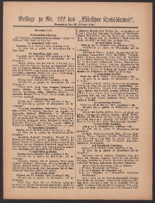 Beilage zu Nr.122 des „Wirsitzer Kreisblattes” 1909.10.16