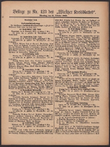 Beilage zu Nr.123 des „Wirsitzer Kreisblattes” 1909.10.19