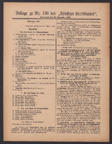 Beilage zu Nr.136 des „Wirsitzer Kreisblattes” 1909.11.20