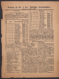 Beilage zu Nr.3 des „Wirsitzer Kreisblattes" 1910.01.08