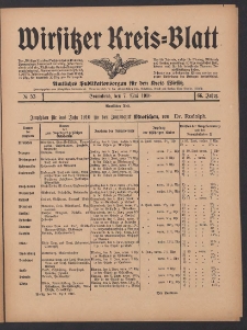 Wirsitzer Kreis-Blatt: Amtliches Publikationsorgan für den Kreis Wirsitz 1910.05.07 Jg.66 Nr53