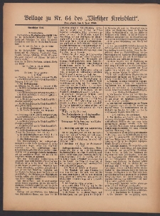 Beilage zu Nr.64 des „Wirsitzer Kreisblattes” 1910.06.04