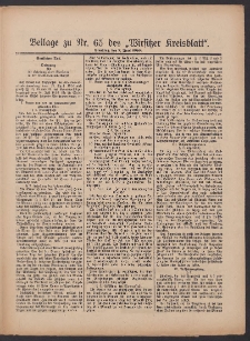 Beilage zu Nr.65 des „Wirsitzer Kreisblattes” 1910.06.07