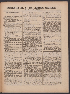 Beilage zu Nr.67 des „Wirsitzer Kreisblattes” 1910.06.11