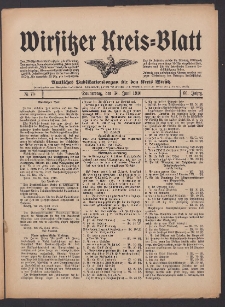 Wirsitzer Kreis-Blatt: Amtliches Publikationsorgan für den Kreis Wirsitz 1910.06.30 Jg.66 Nr75