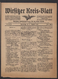 Wirsitzer Kreis-Blatt: Amtliches Publikationsorgan für den Kreis Wirsitz 1910.12.29 Jg.66 Nr152