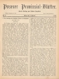 Posener Provinzial-Bl&auml;tter 1880.02.01 Nr6