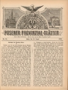 Posener Provinzial-Bl&auml;tter 1880.08.29 Nr36
