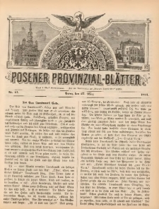 Posener Provinzial-Bl&auml;tter 1881.03.27 Nr13