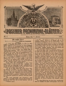 Posener Provinzial-Bl&auml;tter 1892.01.17 Nr3