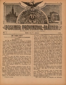 Posener Provinzial-Bl&auml;tter 1892.01.31 Nr5