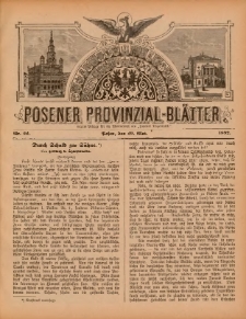 Posener Provinzial-Bl&auml;tter 1892.05.29 Nr22