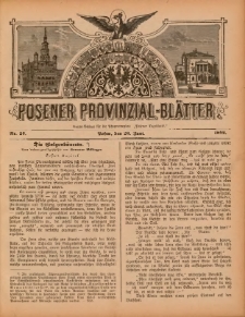 Posener Provinzial-Bl&auml;tter 1892.06.26 Nr26