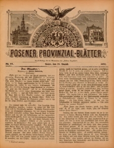 Posener Provinzial-Bl&auml;tter 1892.08.28 Nr35