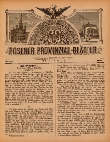 Posener Provinzial-Bl&auml;tter 1892.09.04 Nr36