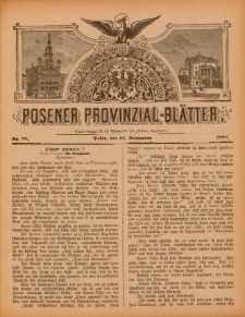 Posener Provinzial-Bl&auml;tter 1892.09.25 Nr39