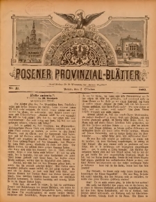 Posener Provinzial-Bl&auml;tter 1892.10.02 Nr40
