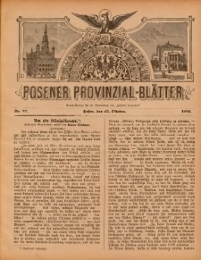 Posener Provinzial-Bl&auml;tter 1892.10.23 Nr43