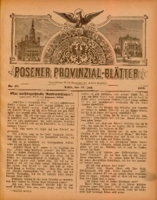 Posener Provinzial-Bl&auml;tter 1893.07.16 Nr29