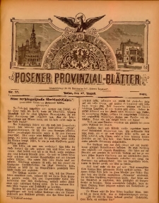 Posener Provinzial-Bl&auml;tter 1893.08.13 Nr33