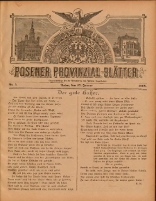Posener Provinzial-Bl&auml;tter 1895.01.27 Nr4