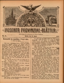 Posener Provinzial-Bl&auml;tter 1895.04.21 Nr16