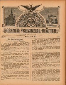Posener Provinzial-Bl&auml;tter 1895.05.05 Nr18