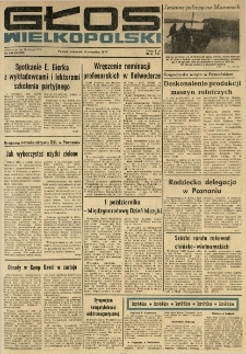 Głos Wielkopolski. 1978.09.14 R.34 nr209 Wyd.AB