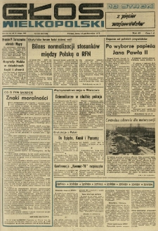 Głos Wielkopolski. 1978.10.18 R.34 nr237 Wyd.AB