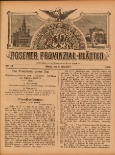 Posener Provinzial-Bl&auml;tter 1895.11.03 Nr44