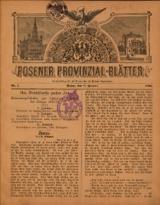 Posener Provinzial-Bl&auml;tter 1896.01.05 Nr1