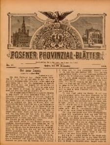 Posener Provinzial-Bl&auml;tter 1896.11.22 Nr47