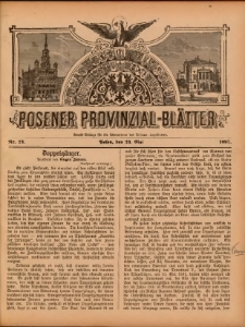 Posener Provinzial-Bl&auml;tter 1897.05.02 Nr21