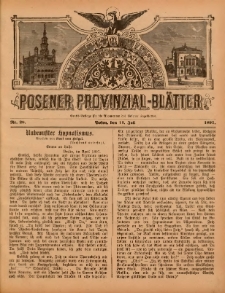 Posener Provinzial-Bl&auml;tter 1897.07.11 Nr28