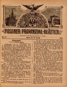 Posener Provinzial-Bl&auml;tter 1897.08.22 Nr34